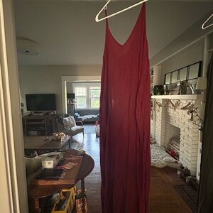 Lovestitch Burgundy Sleeveless Dress